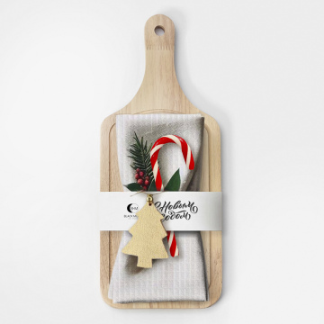 Доска БОКС новогодний