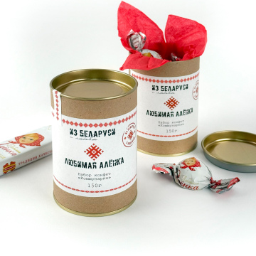 Тубус с конфетами или шоколадом