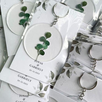 Открытка с брелоком